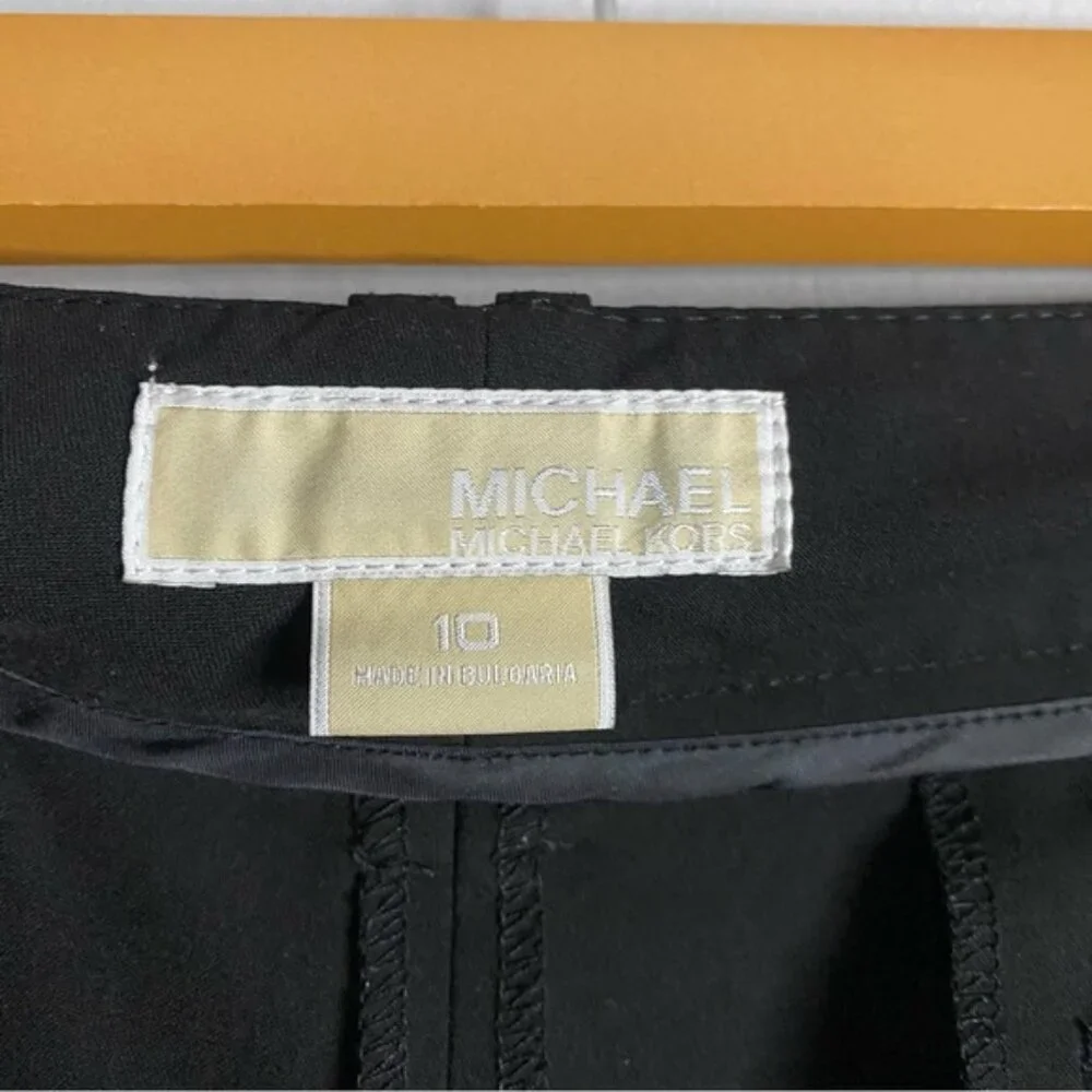 Michael Kors Women's Black Formal Straight Leg Dress Pants